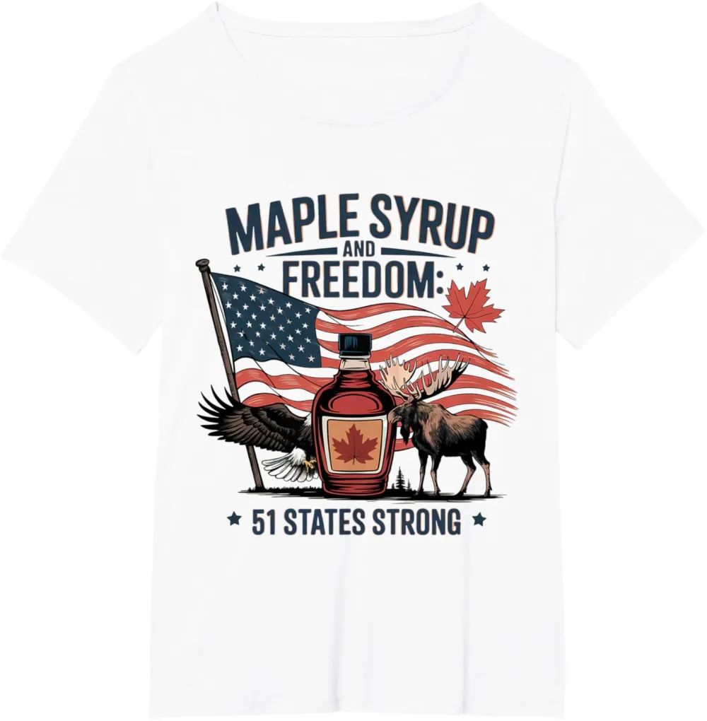 Funny Trump Quote Canada 51st State Of USA T-Shirt