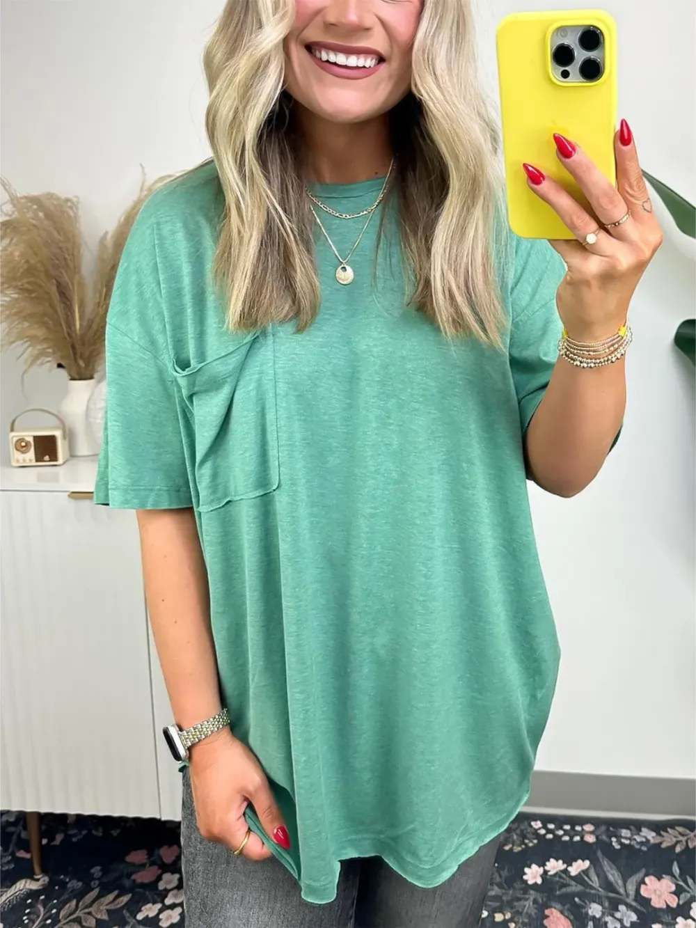 Women'S Raw Edge Boxy Tee