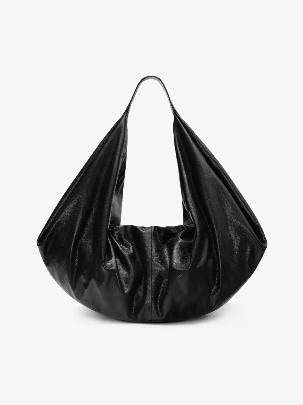 Leather Large Shell Bag