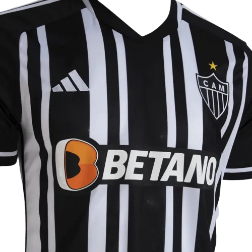 Camisa Atlético Mineiro Home 23/24 - Preta e Branca