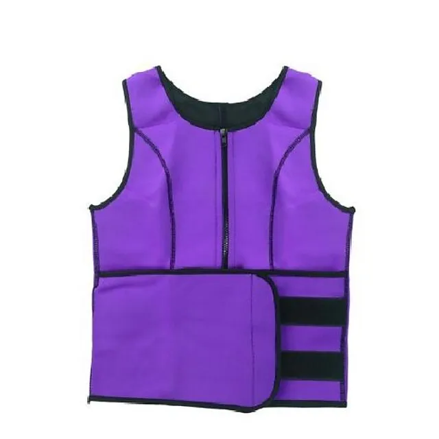 Corset Women's Plus Size Tops Simple Style Sport Classic Tummy Control Push Up Pure Color Zipper Spandex Polyester Running Gym Walking Driving Fall Winter Spring Summer Blue Purple Black