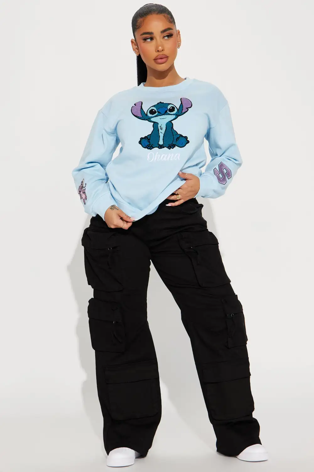 Ohana Stitch Sweatshirt - Blue