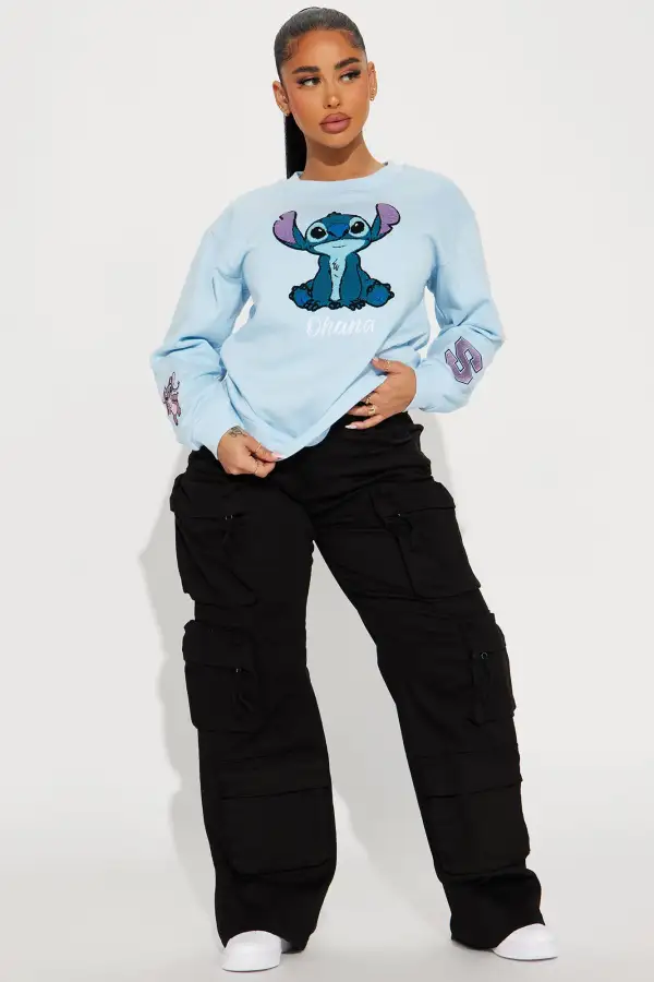 Ohana Stitch Sweatshirt - Blue