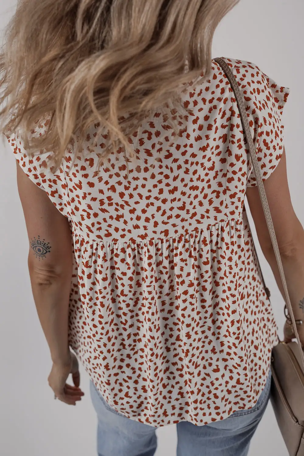 Paisley Embroidered Tie Detail Blouse