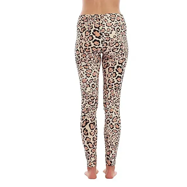 Santa Claus Leggings Jogger Pants Women's Christmas Christmas Christmas Eve Adults' Christmas New Year Eve Polyester Lycra Spandex Pants