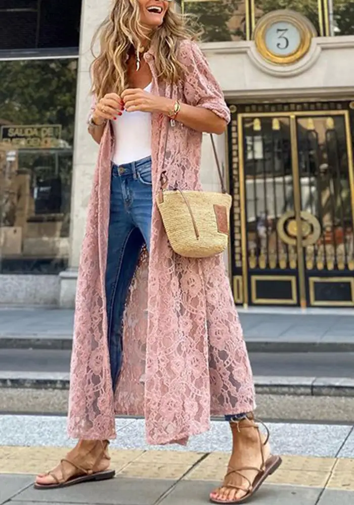 Take In The Magic Lace Casual Shirt