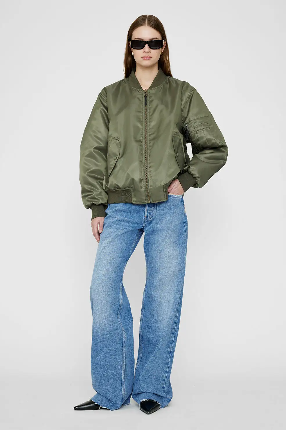 Leon Bomber - Army Green