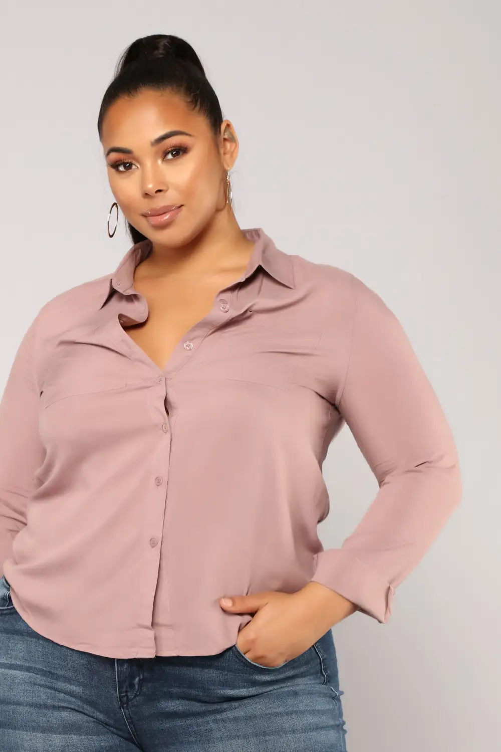 You Better Work Shirt - Mauve