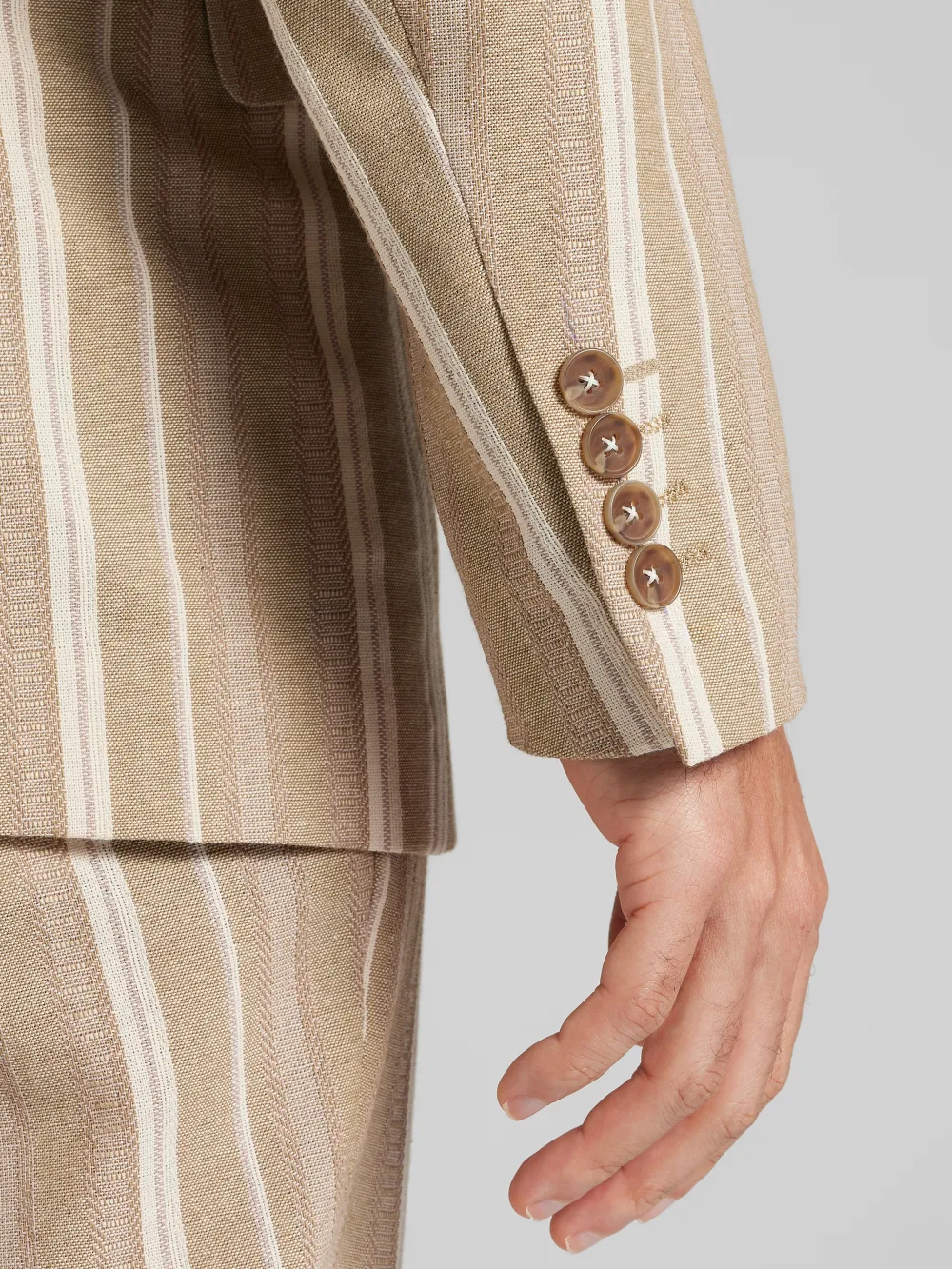 Paisley &Amp; Gray Slim Fit Stripe Suit Jacket