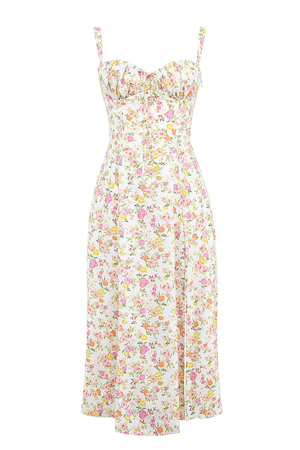 Ivory floral cotton sundress
