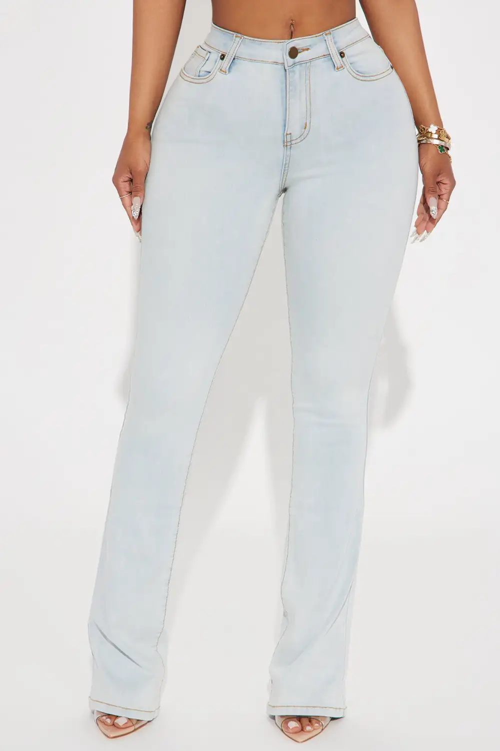 Flex Game Soft Stretch Bootcut Jeans - Light Wash