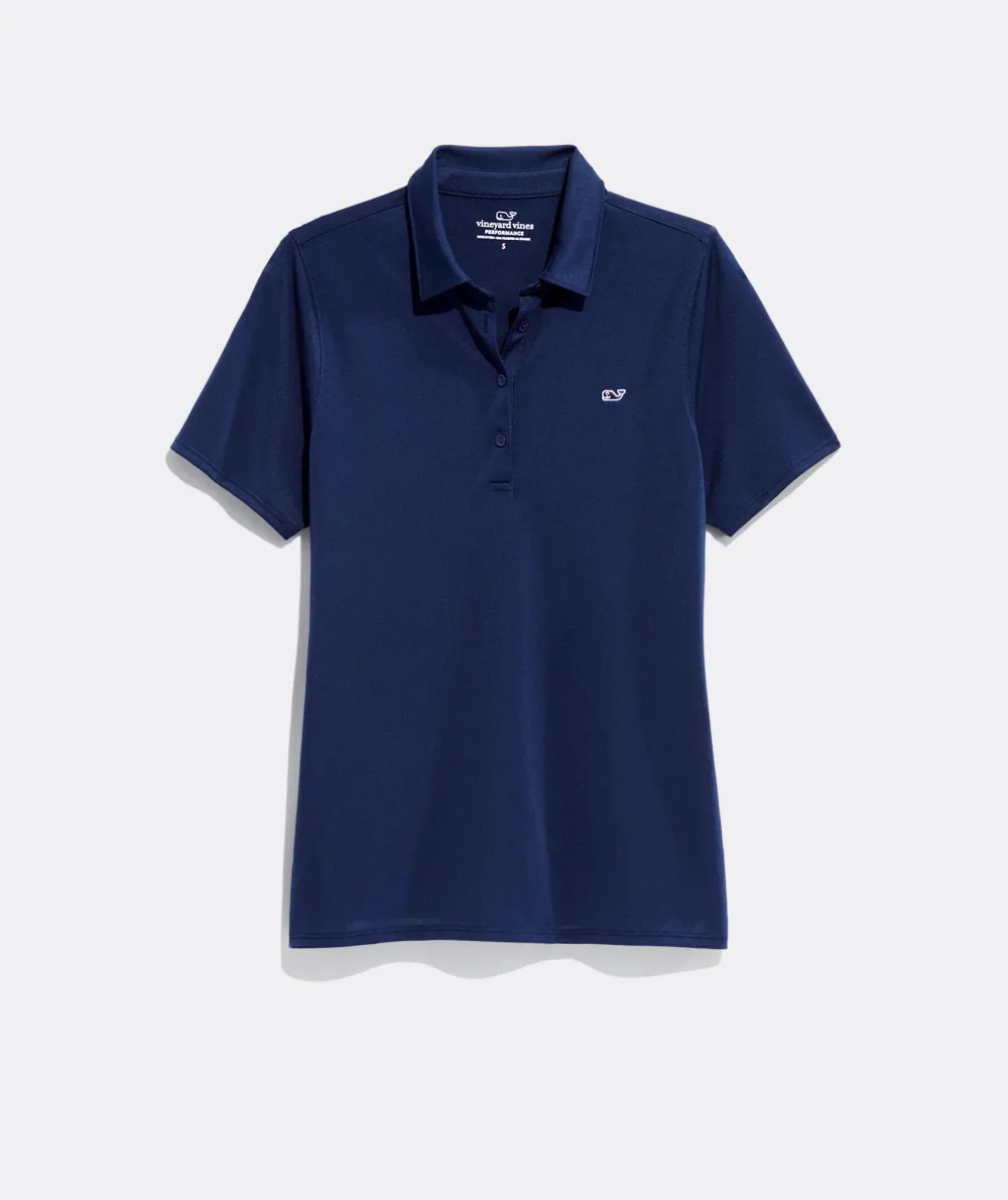 Women's Solid Pique Polo