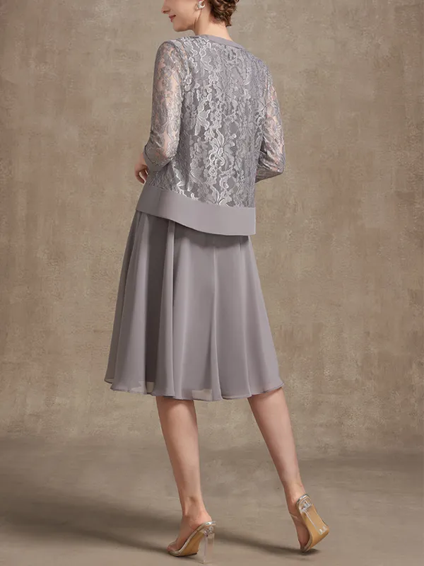 Round Neck Sleeveless Dress Top Set