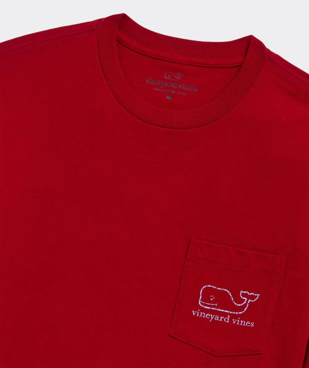 Vintage Whale Long-Sleeve Pocket Tee