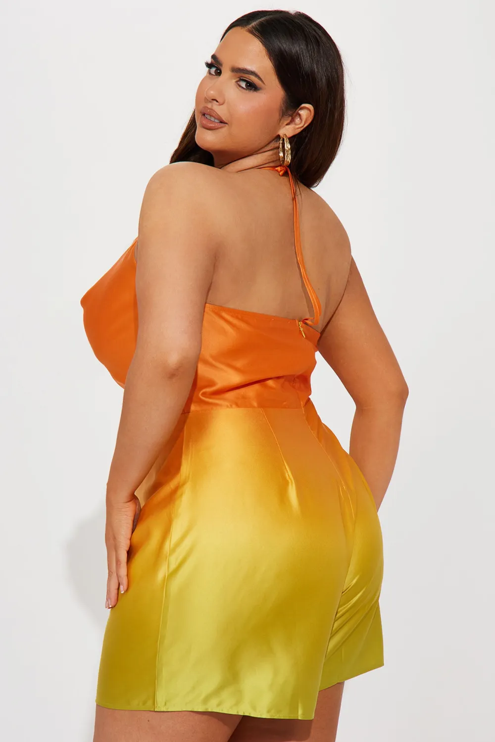 Kimberly Ombre Romper - Yellow/combo