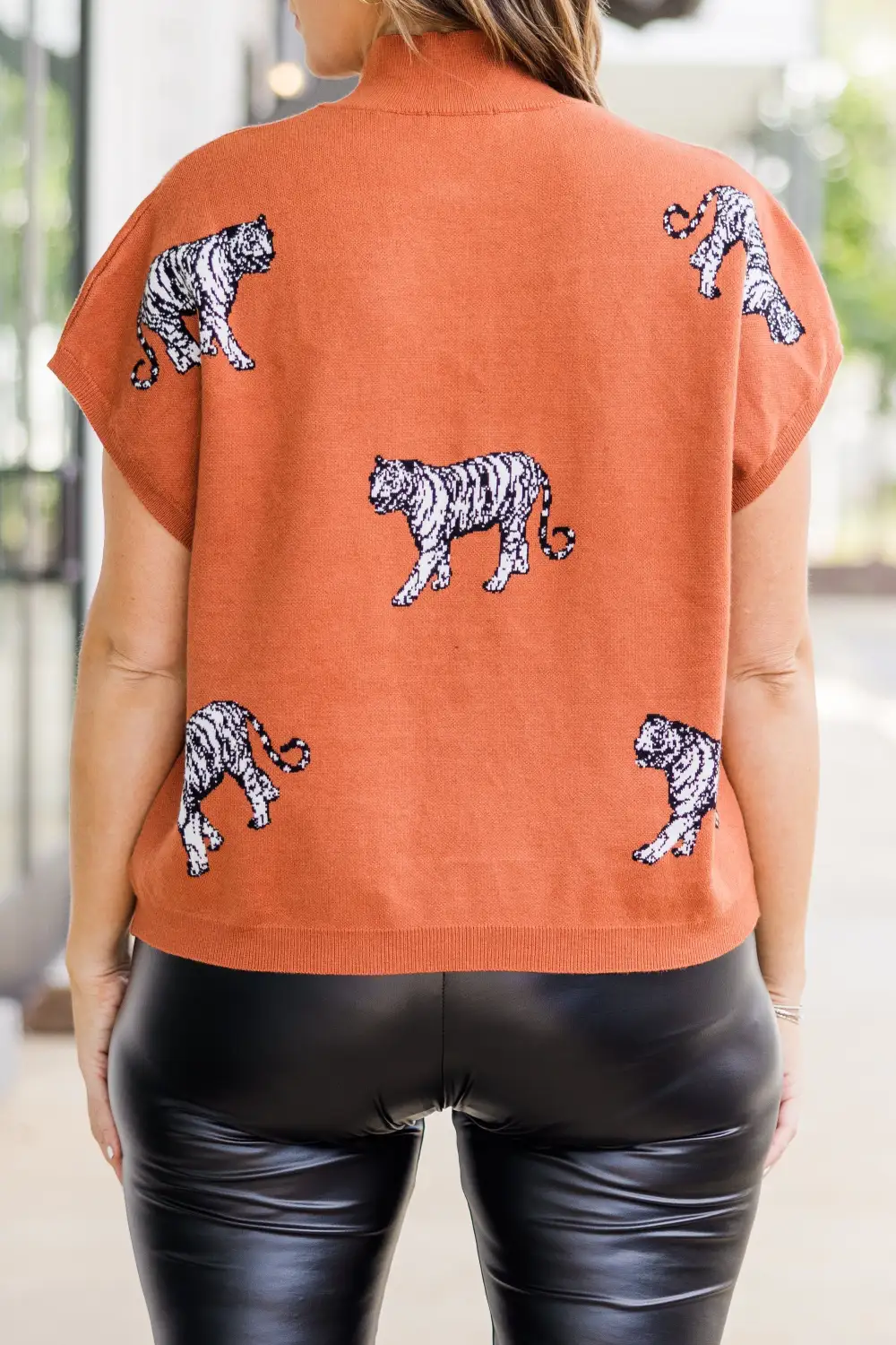 Mother Of My World Sweater, Rust