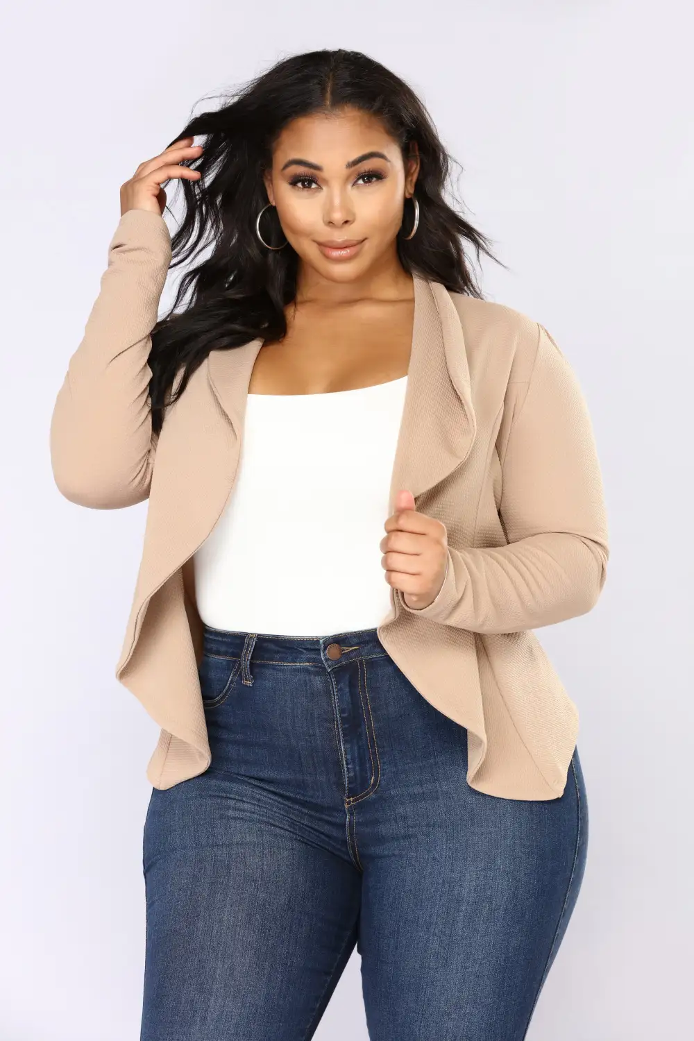 Meet And Greet Blazer - Mocha