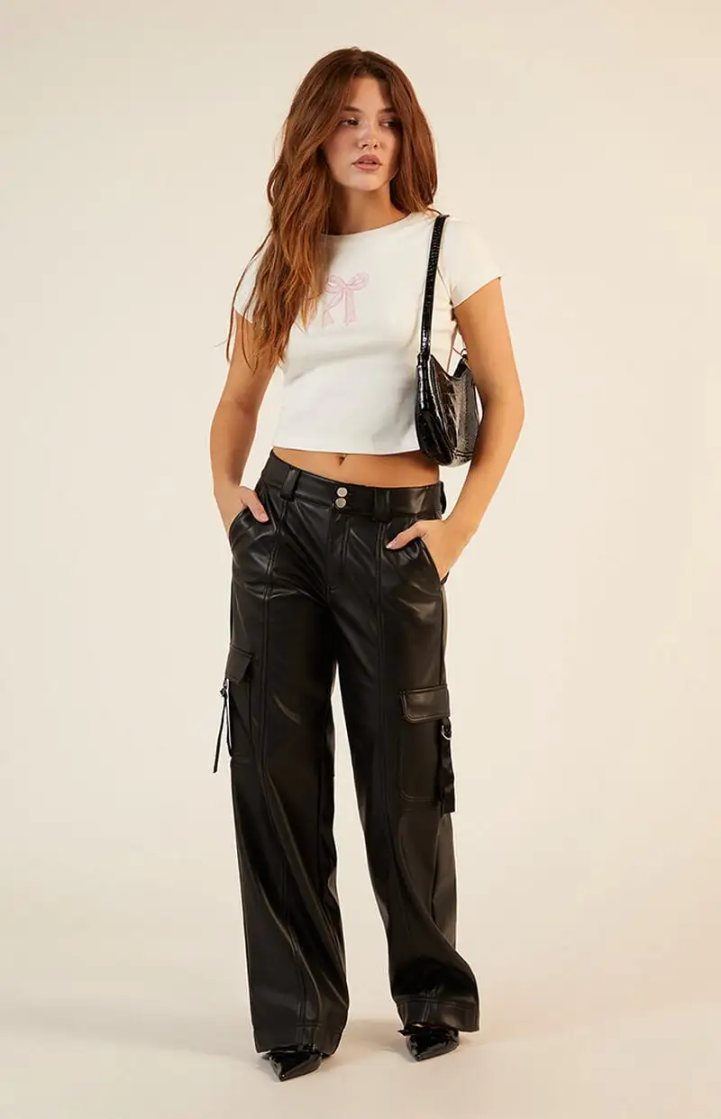 PS / LA Bow Beaded Skimmer T-Shirt