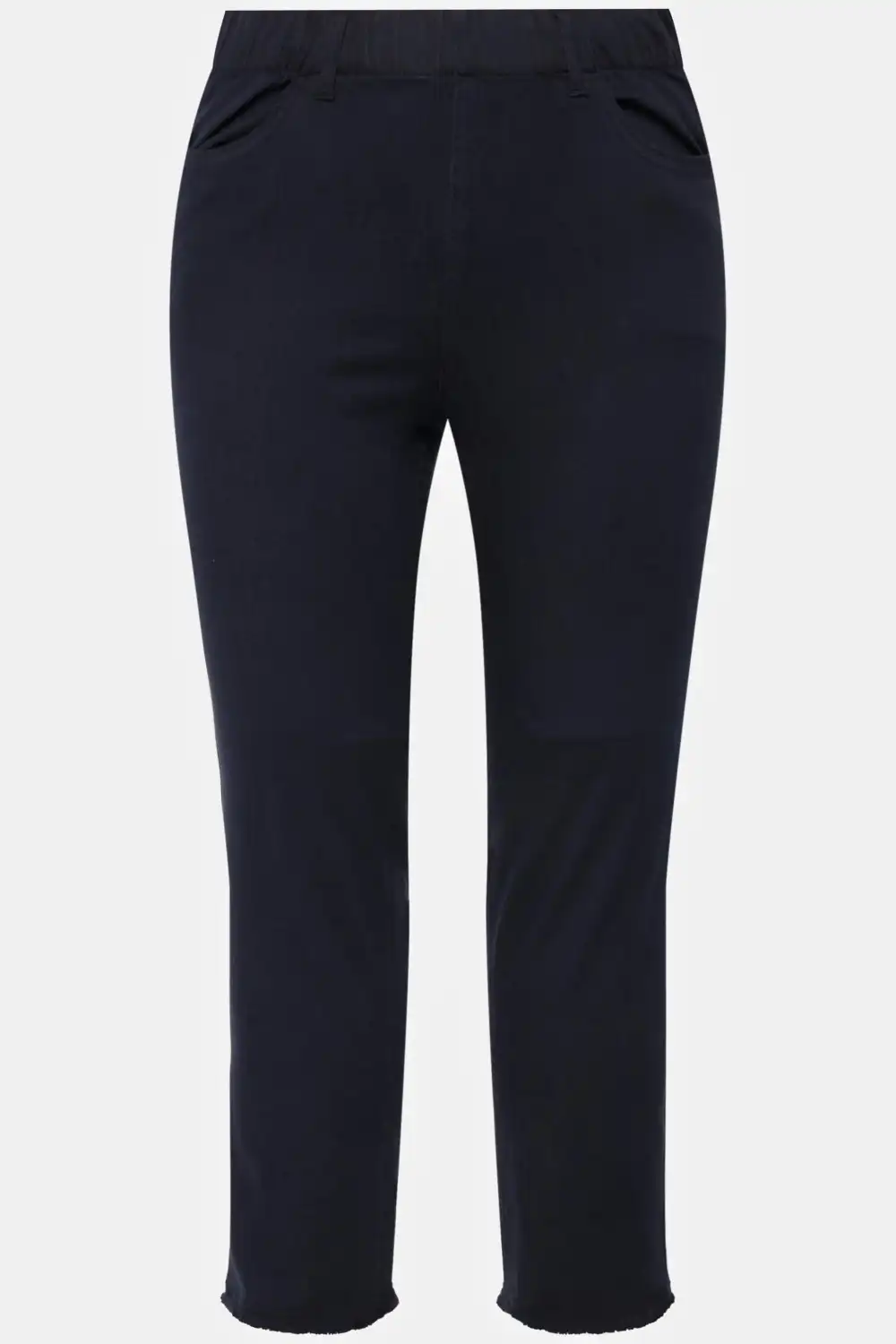 7/8-Hose Sienna, Fransensaum, schmales Bein