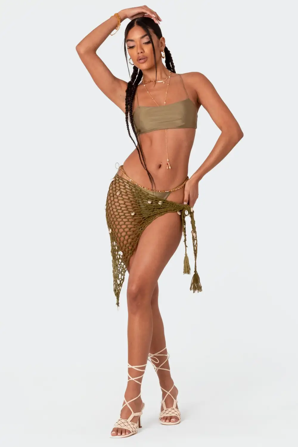 Seashell Crochet Sarong
