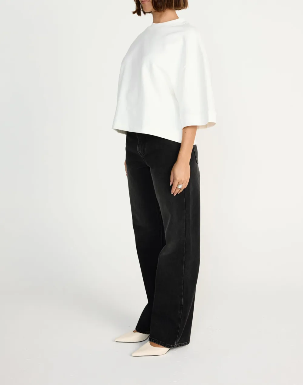 Lazy Style Cropped T-Shirt