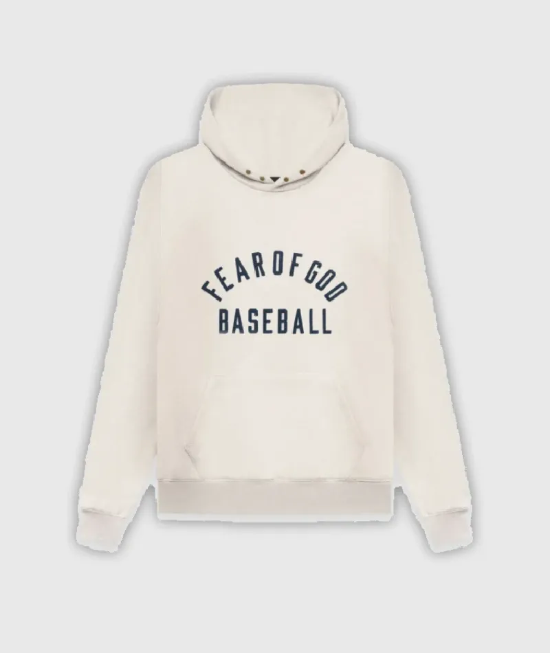 Baseball Hoodie Cream