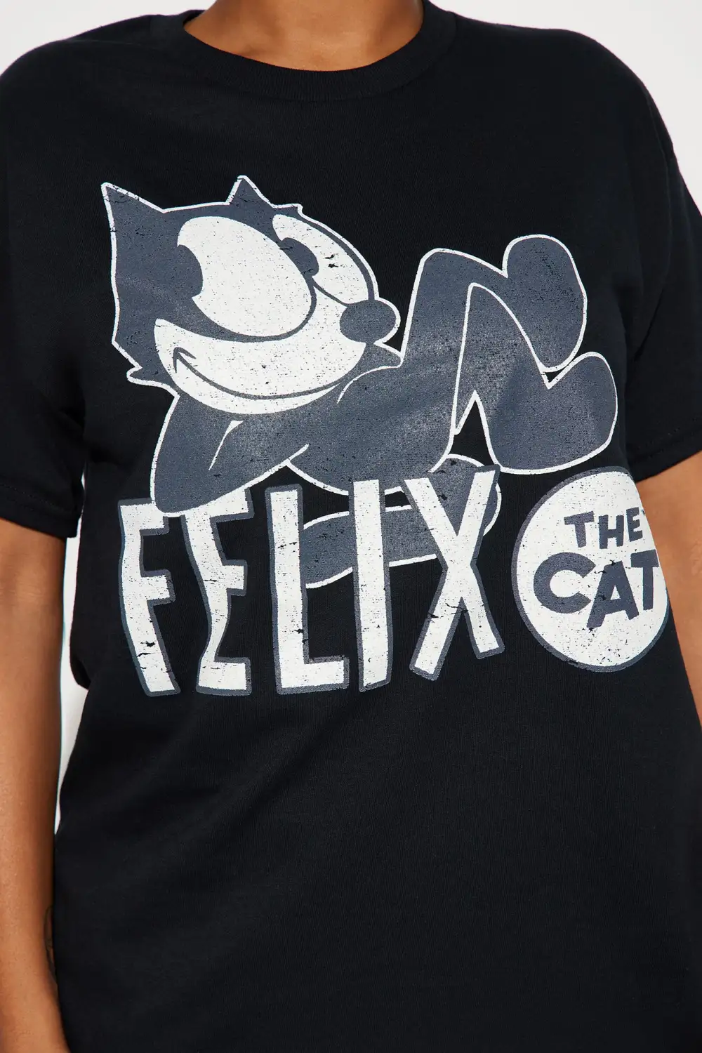 Felix The Cat Graphic Tee - Black