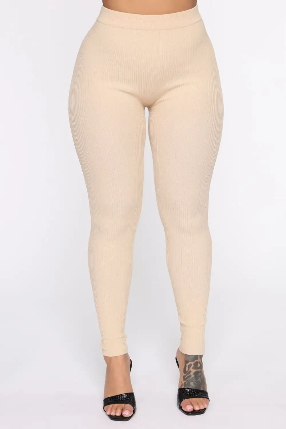 Wrong Way Sweater Pant Set - Taupe