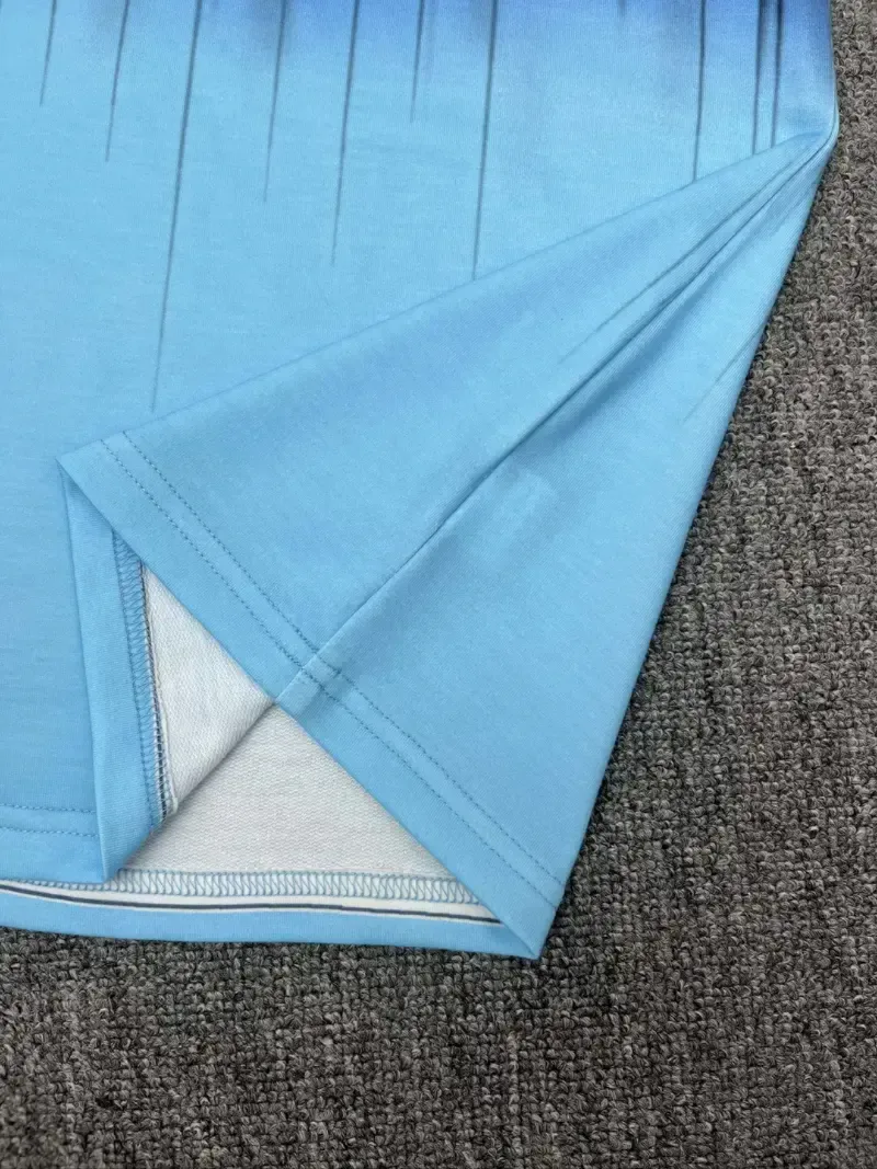 Ombre Print Quarter Zip Sweatshirt, Casual Long Sleeve Lapel Sweatshirt For Fall & Winter, Women's Clothing