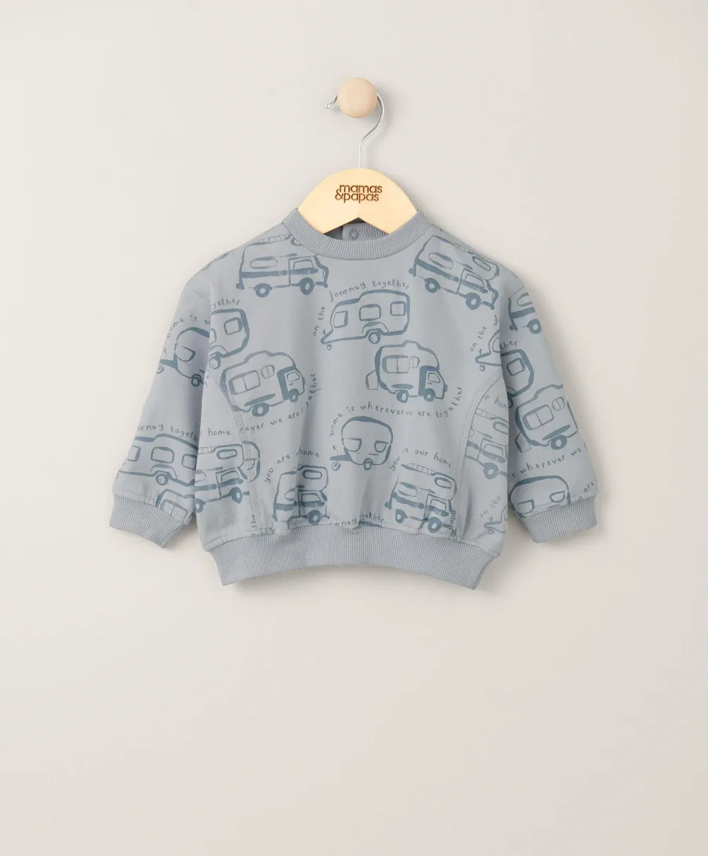 You Are Our Home Sweatshirt - Blue