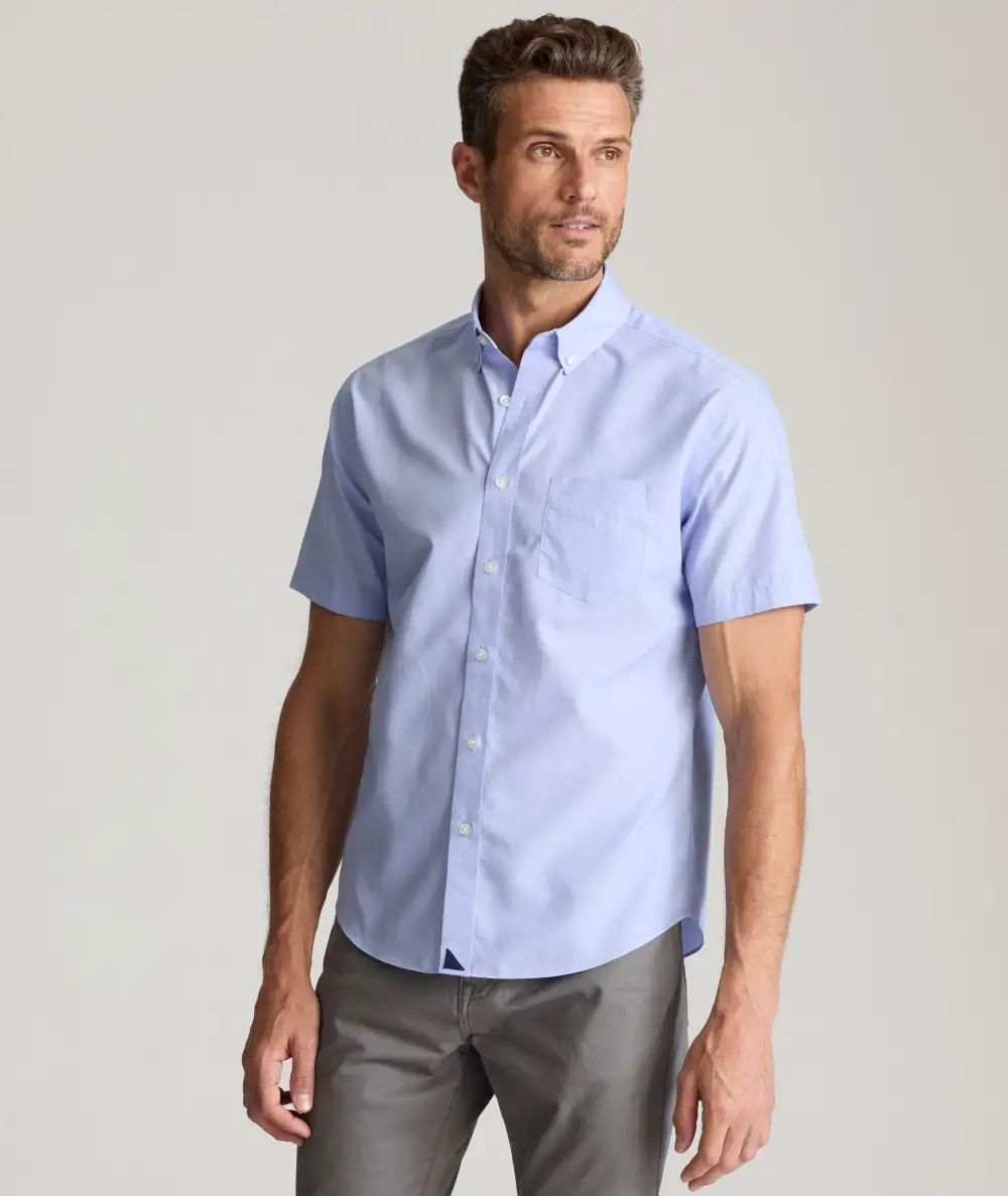 Wrinkle-Free Short-Sleeve Hillstowe Shirt