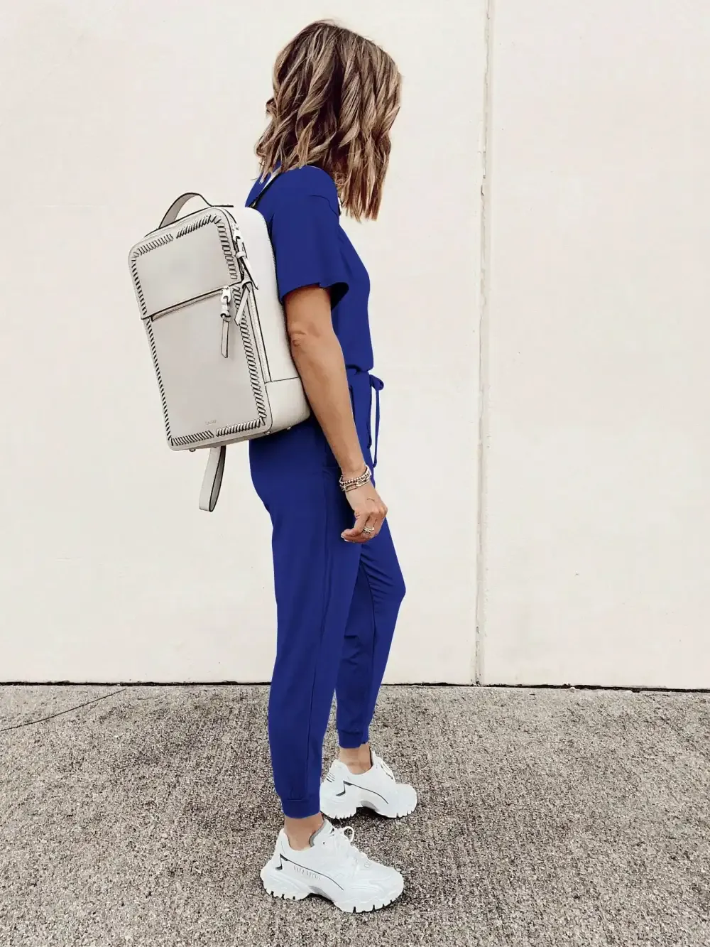 Two Piece Outfit Short Sleeve  Pullover Tops Tracksuits