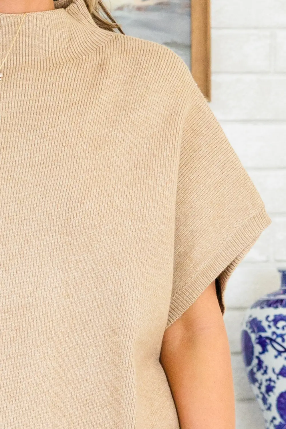 Do Anything Sweater, Taupe