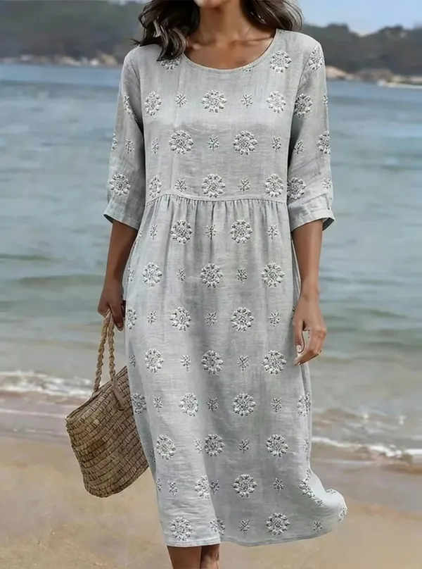 Women's Simple Solid Color Dress
