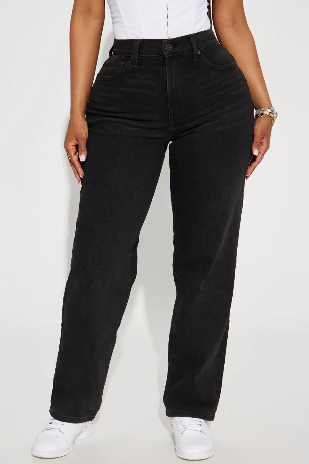 Nova 90's Baby Straight Leg Jean - Black