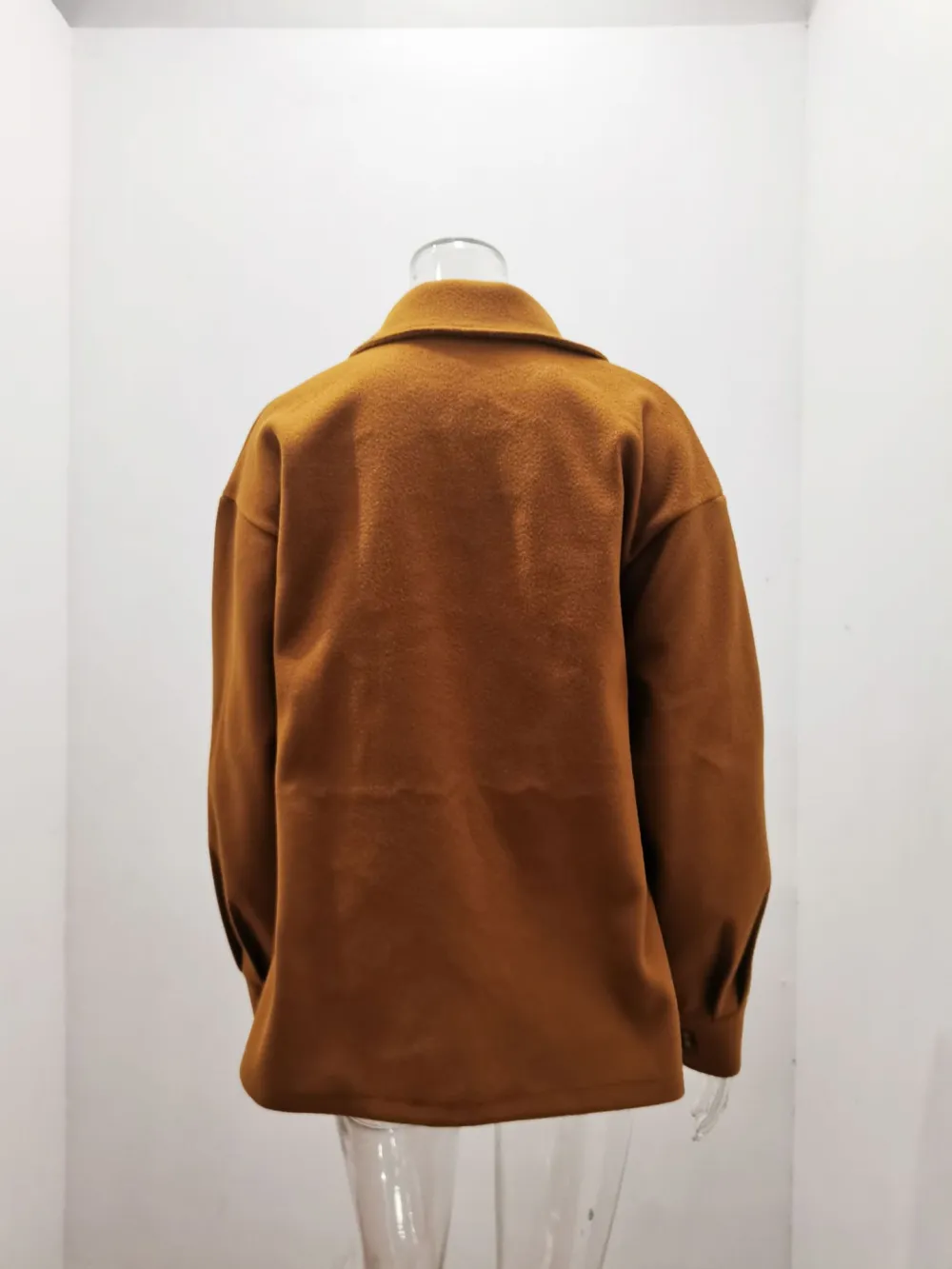 Belted pocket embellished open front jacket