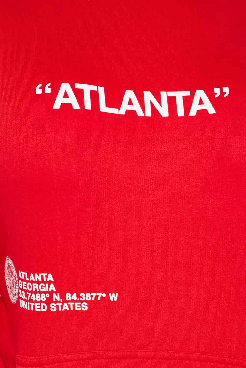 Destination Atlanta Hoodie - Red
