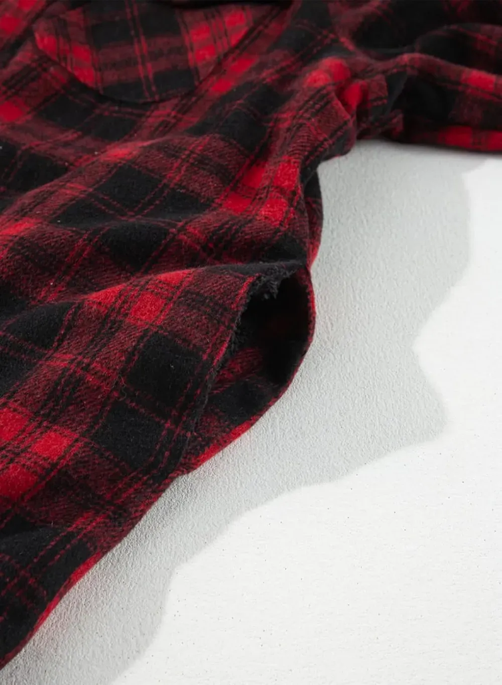 Womens Plaid Shacket Jacket Long Sleeve Button Down Fleece Hooded Jackets Warm Coat