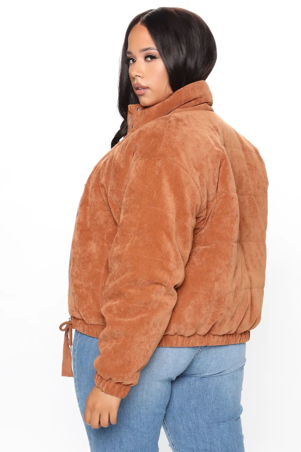 Cover Your Tracks Puffer Jacket - Camel