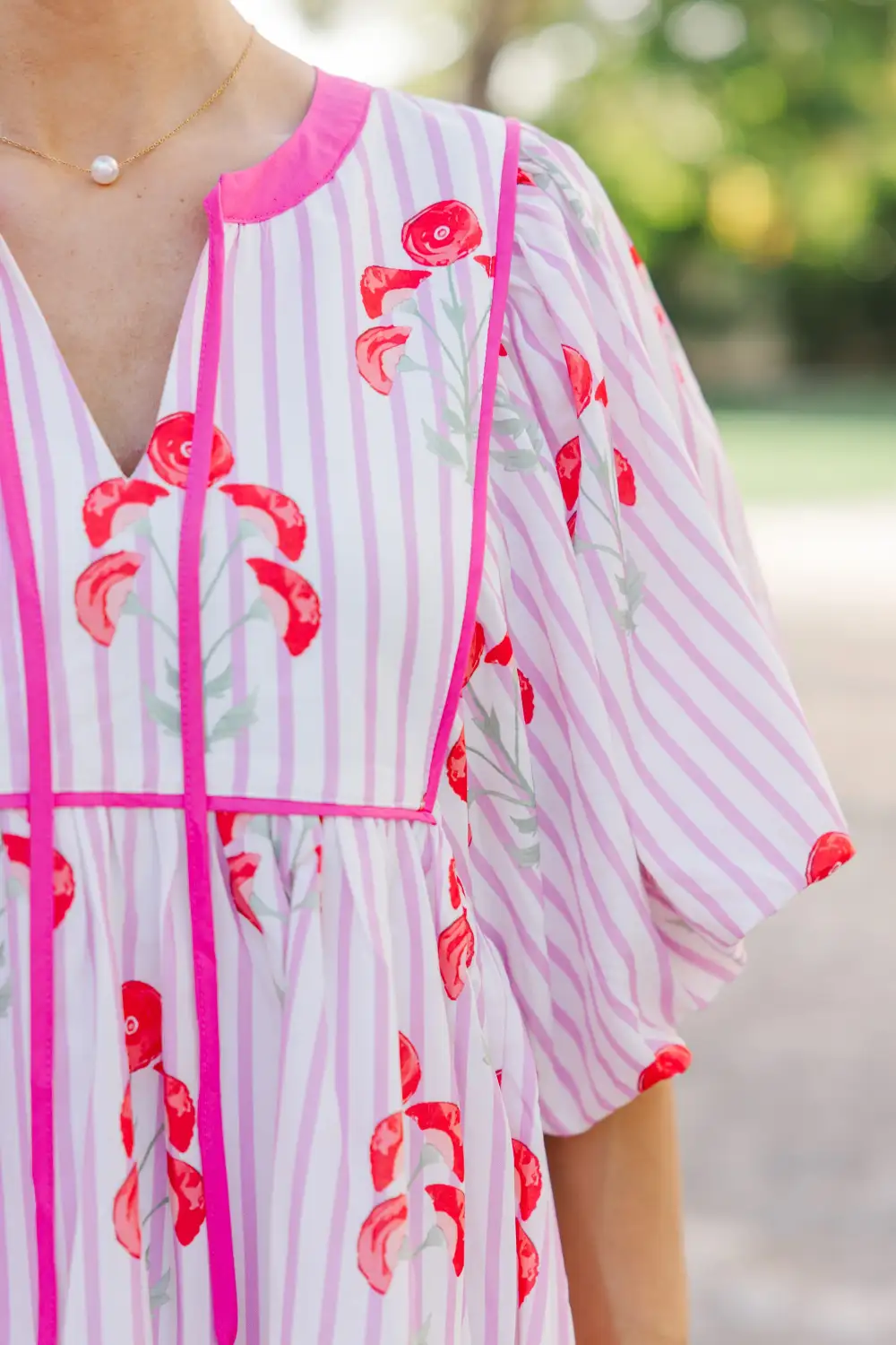 The Evolution Pink Floral Dress