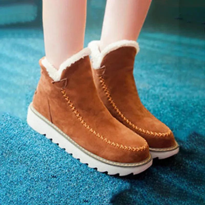 Casual Winter Warm Plush Lightweight Boots