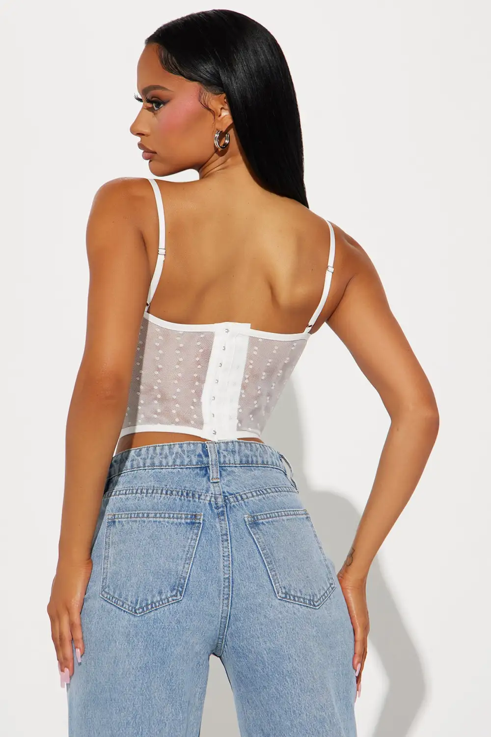 Aurora Lace Corset Top - Ivory
