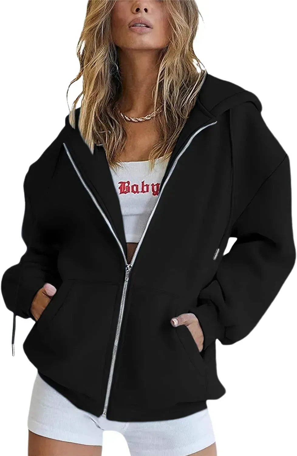 Women's Winter Hoodies Pullover Sherpa Fleece Warm Heavyweight Sweatshirt