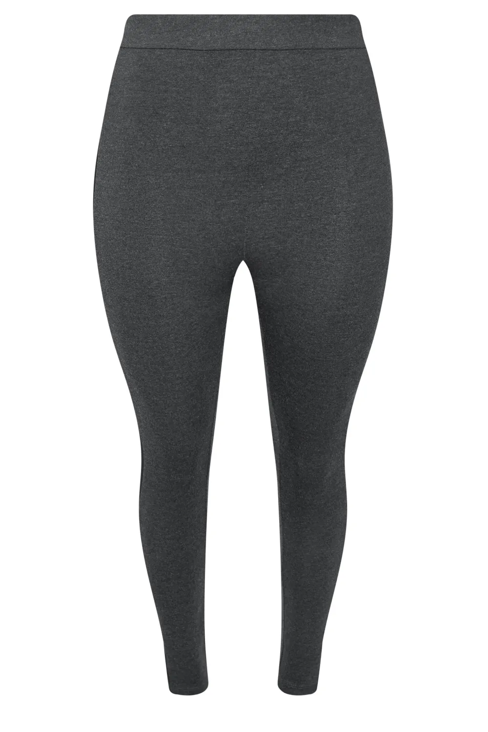 YOURS ACTIVE Curve Charcoal Grey Side Stripe Leggings