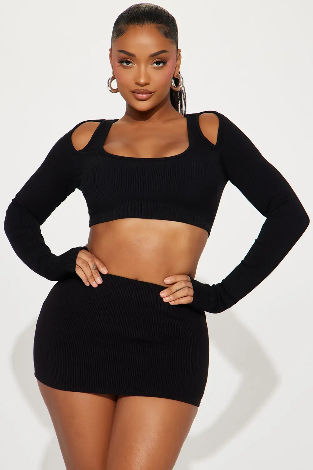 Savannah Snatched Top - Black