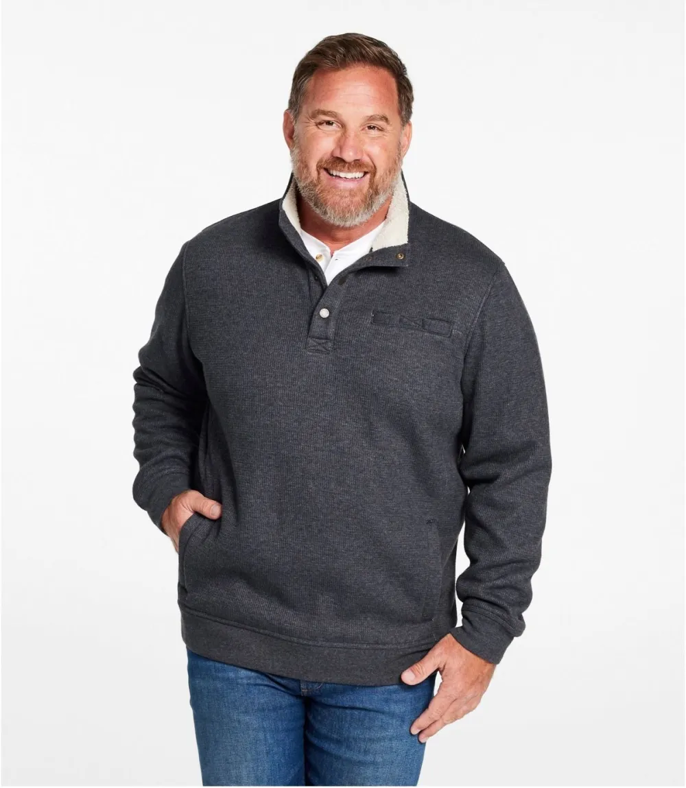 Men's Katahdin Iron Works Bonded Waffle Fleece, Mockneck