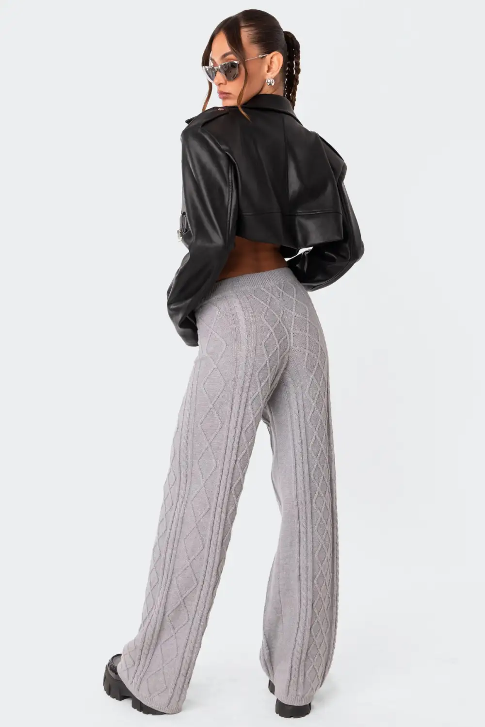 Kasey Cable Knit Pants
