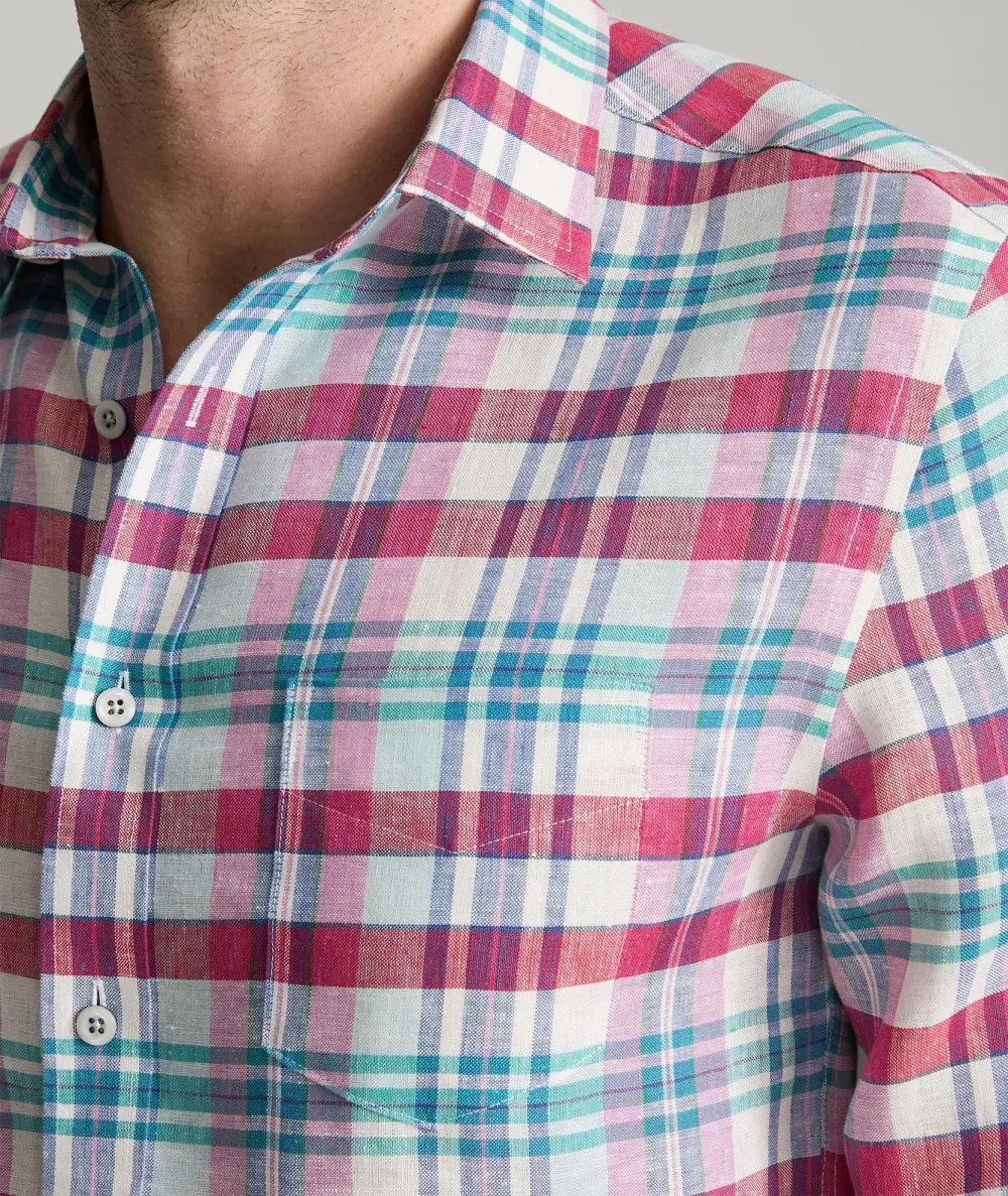 Wrinkle-Resistant Linen Wallace Shirt