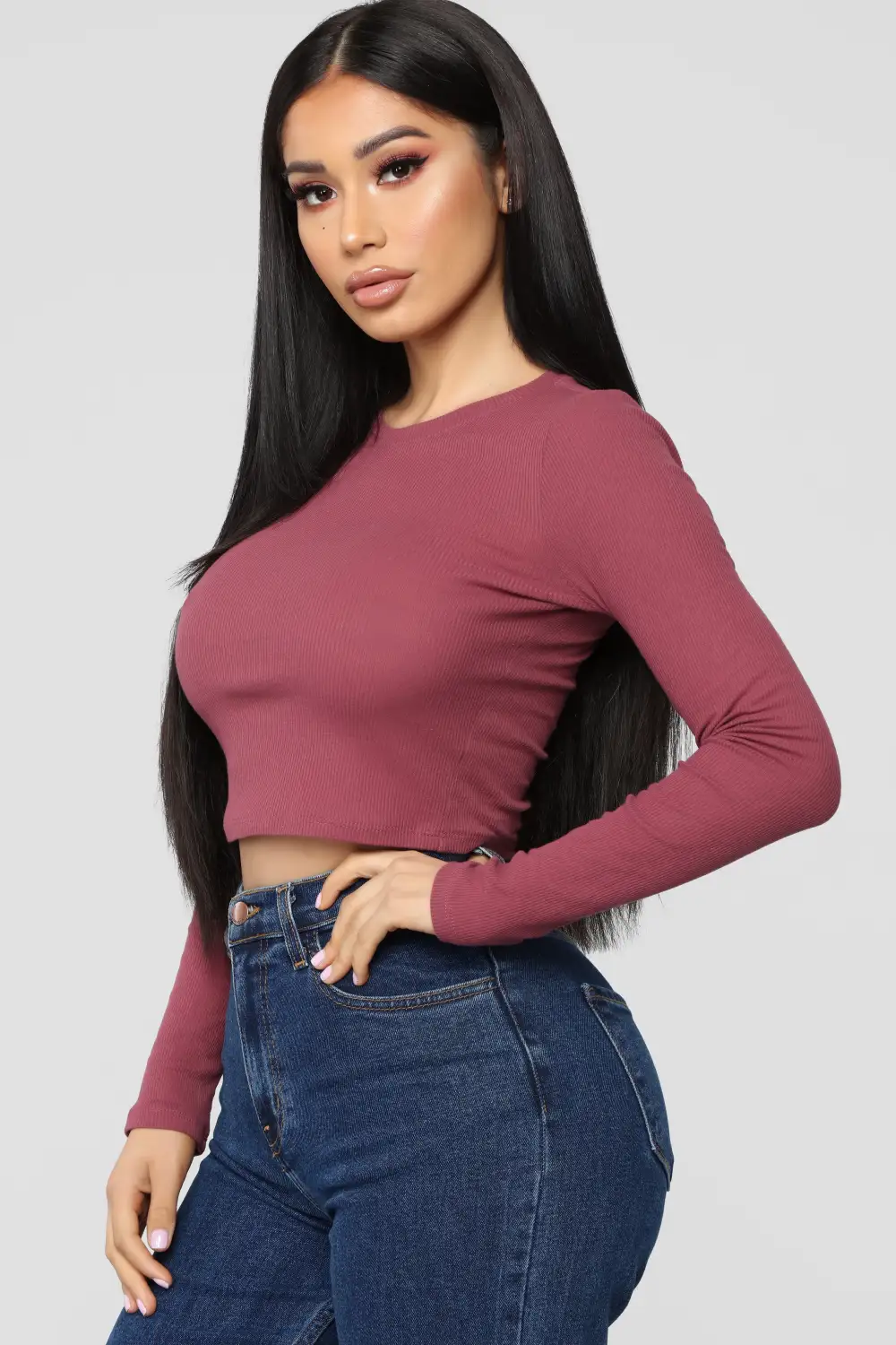 Waiting For You Tee - Mauve