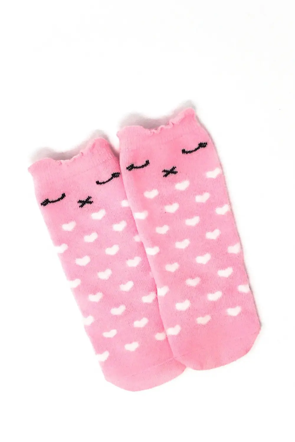 Trendy Pink Bunny Socks